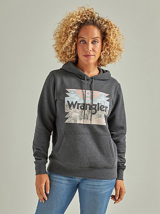 Desert Imprint Hoodie by Wrangler CrossRail Apparel & Tack